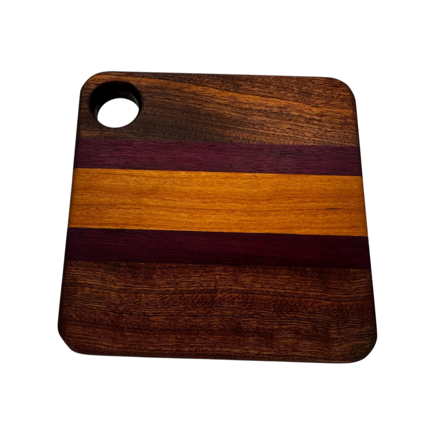 A gorgeous edge grain board with no background